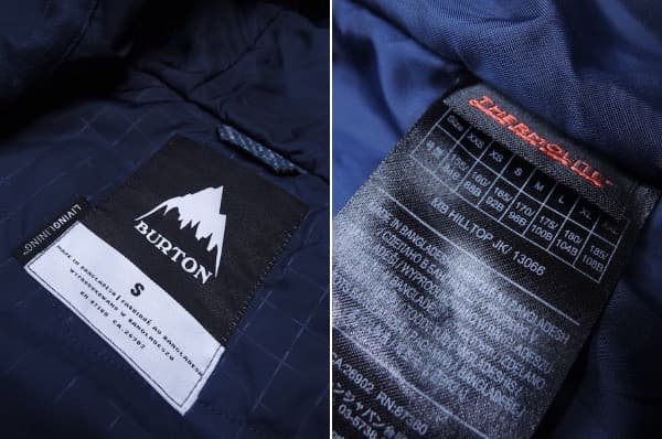 BURTON HILLTOP JACKET●スノボー/メンズSサイズ(実寸M〜L