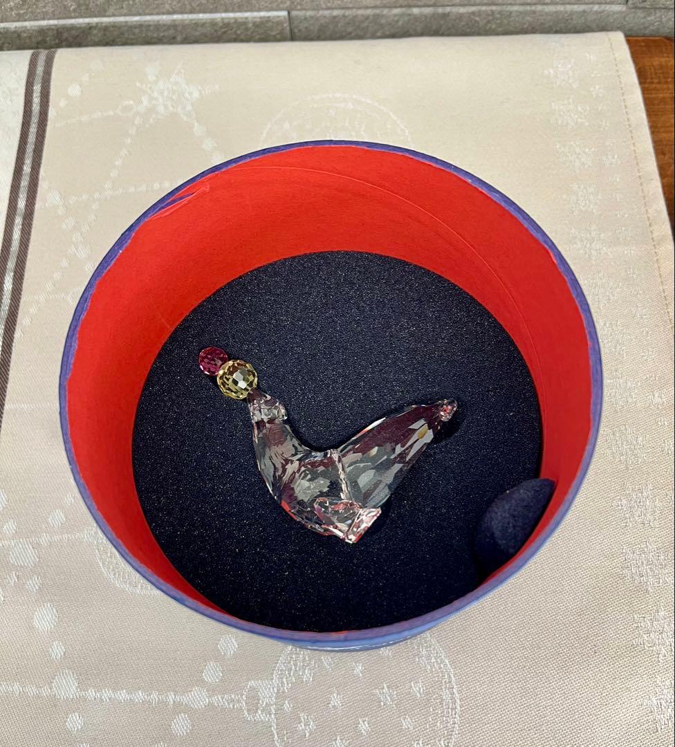 スワロフスキー Swarovski クリスタルアザラシ Playing Seal