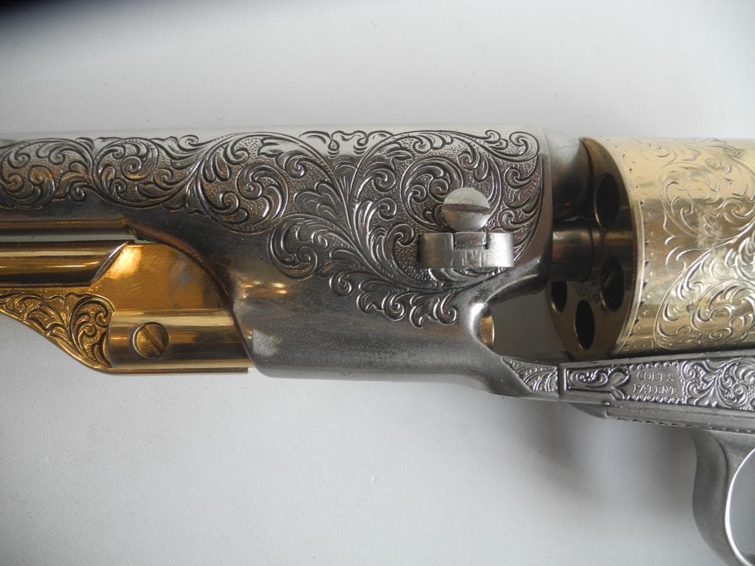 フランクリンミントコルトM1861Navy カスター将軍のリボルバー 装飾銃