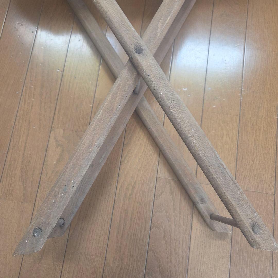 フランス　アンティーク　小さなアイロン台　ままごと