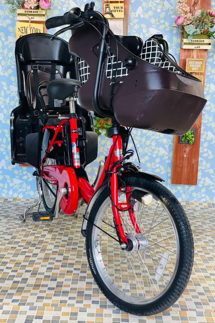 【PANASONIC】電動アシスト自転車 チャイルドシート付き1908