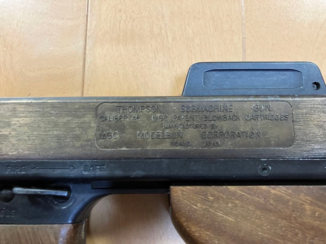 mgcトンプソンM1921モデルガン（SMG刻印）