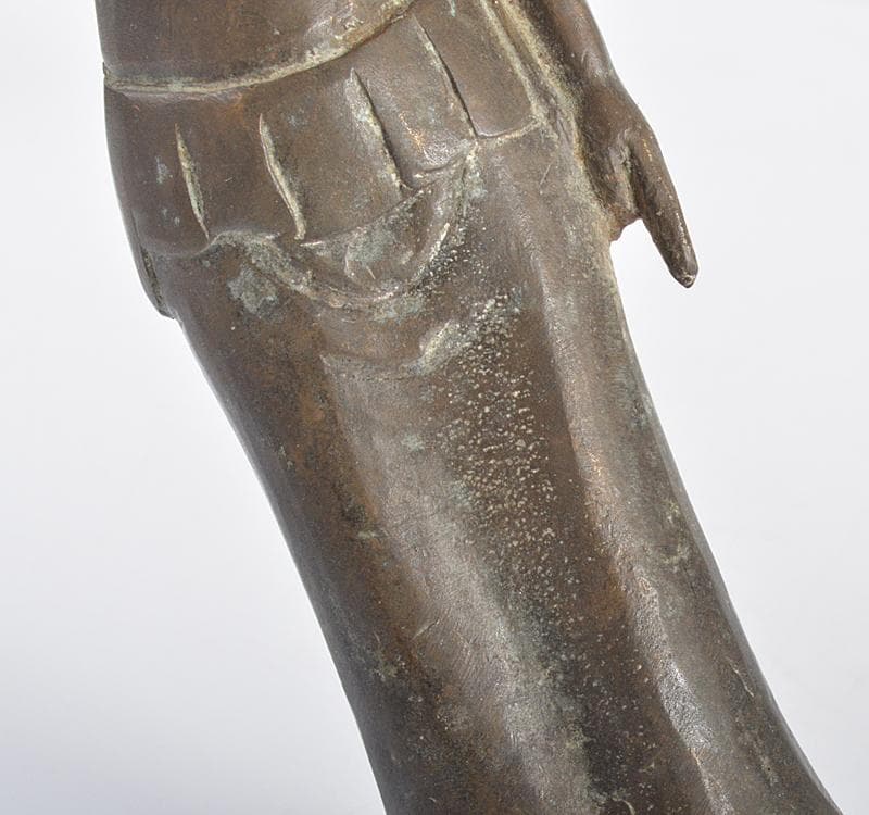 仏教美術　古銅　誕生仏　仏像　時代箱　D　R4270