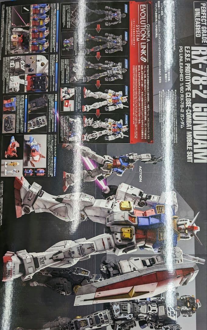 ＰＧ.1/60UNLＥAＳHＥD.ＲX-78-2ガンダム。