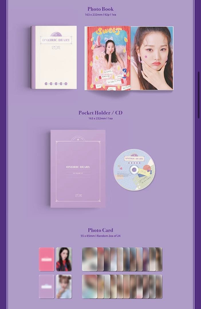 IZ*ONE ONEIRIC DIARY 全３形態