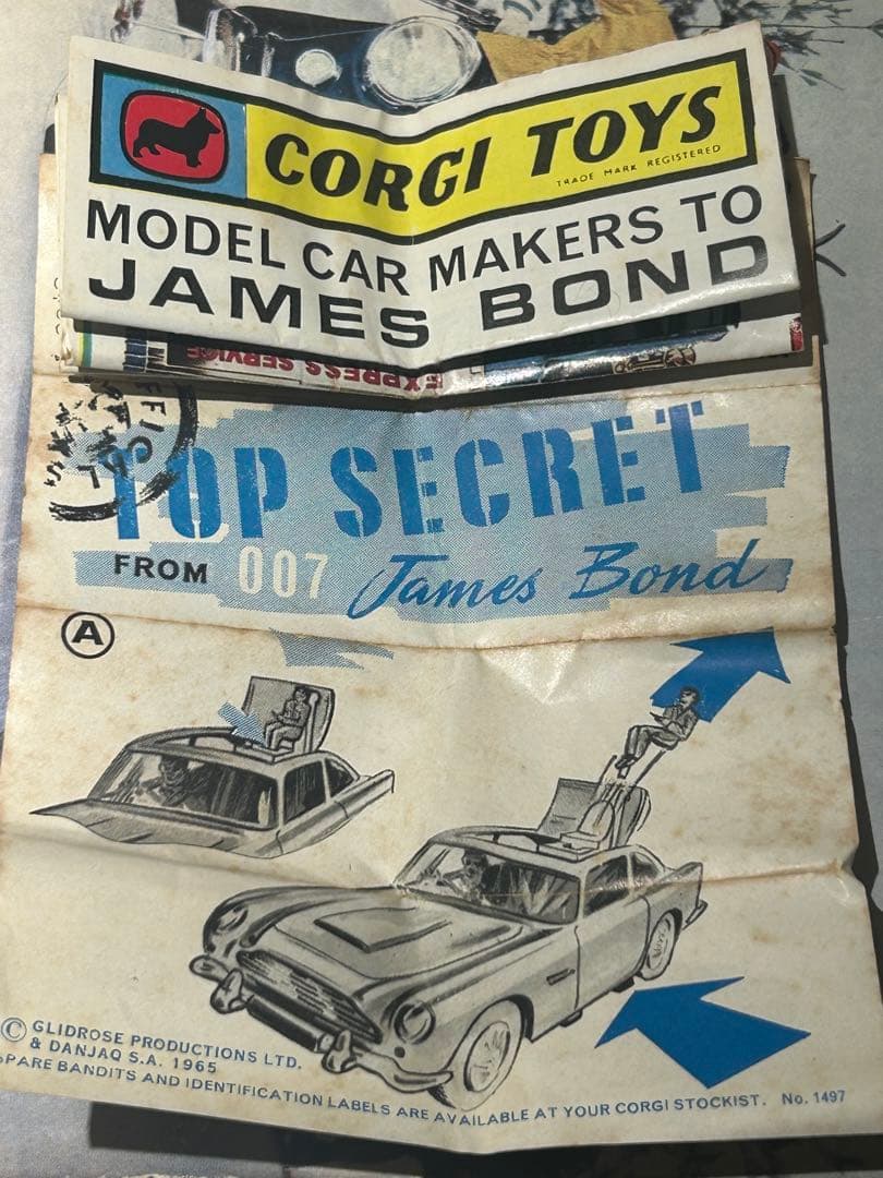 ミニカー CORGI 261 James Bond's Aston Martin DB5