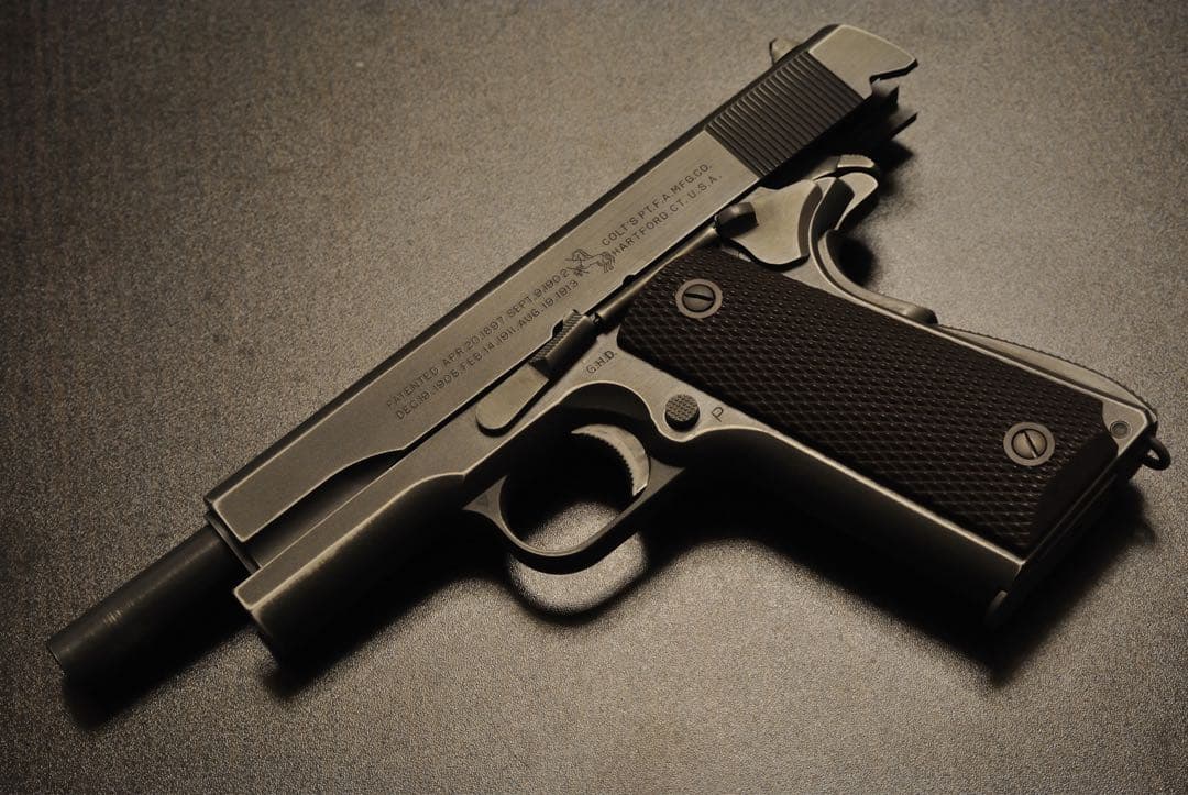 WA M1911A1 プライベートライアン 初期ロット リン酸塩皮膜処理パーツ