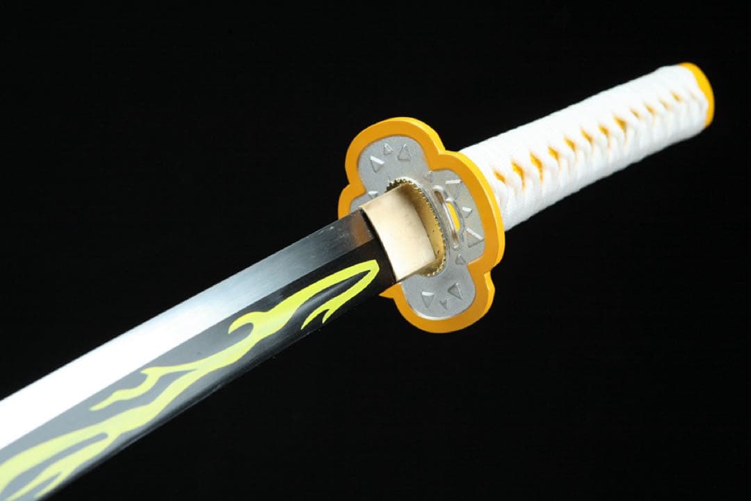 鬼滅の刃-我妻善逸 模造刀 居合刀 武士道 ロールプレイ 手鍛造打