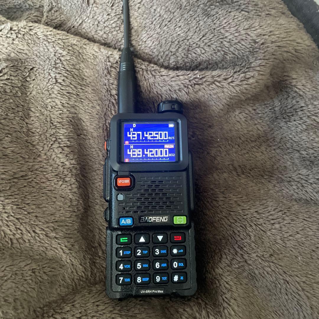 広帯域受信機　 BAOFENG UV-5RHPROMAXデュアルバンド