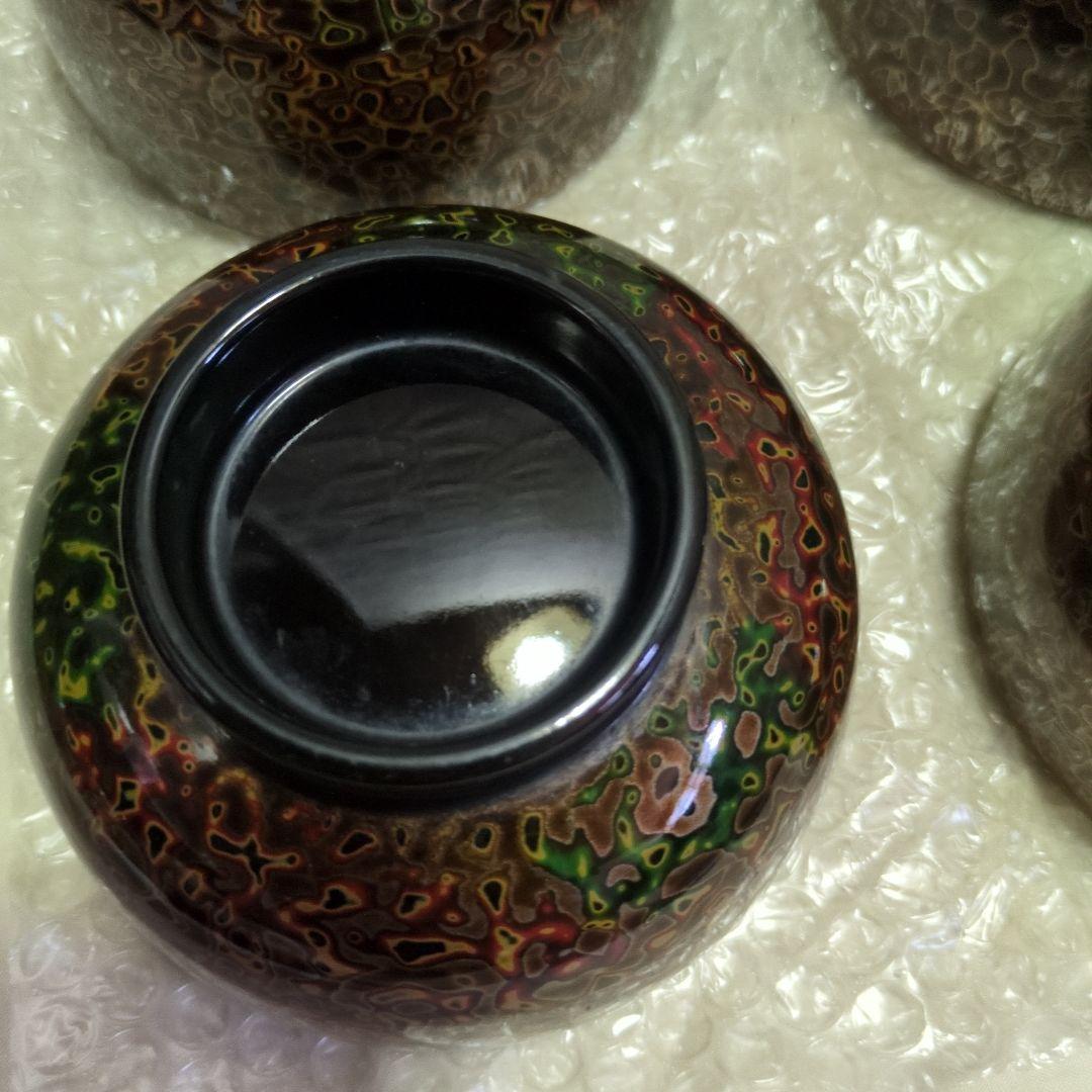 ★蔵出し　希少　津軽塗 御椀　未使用5個セット