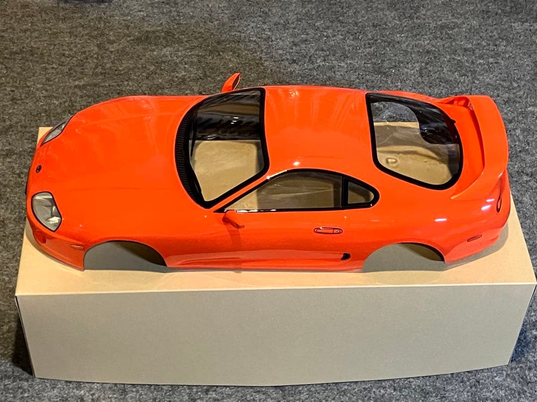 タミヤ ラジコン RC トヨタ スープラ 塗装済スペアボディ キレイなオレンジ