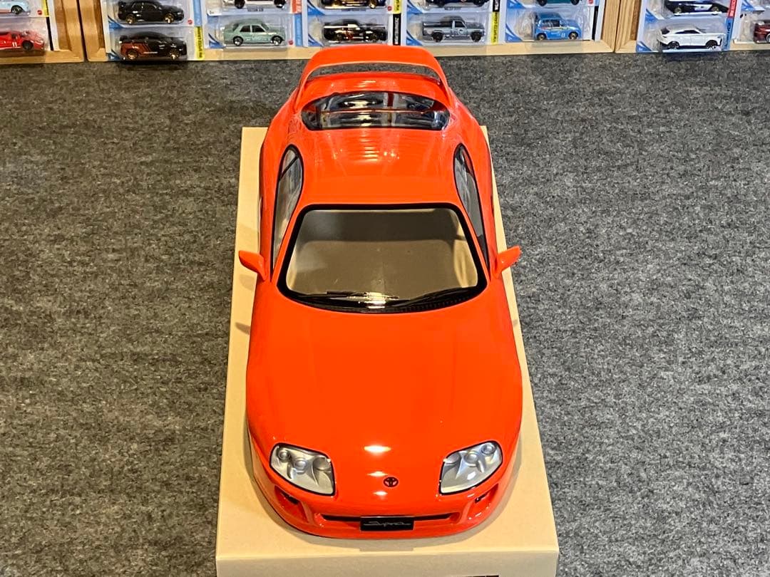 タミヤ ラジコン RC トヨタ スープラ 塗装済スペアボディ キレイなオレンジ