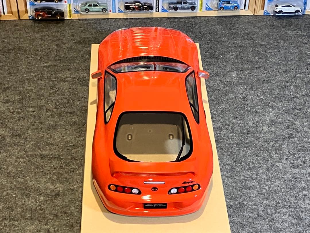 タミヤ ラジコン RC トヨタ スープラ 塗装済スペアボディ キレイなオレンジ