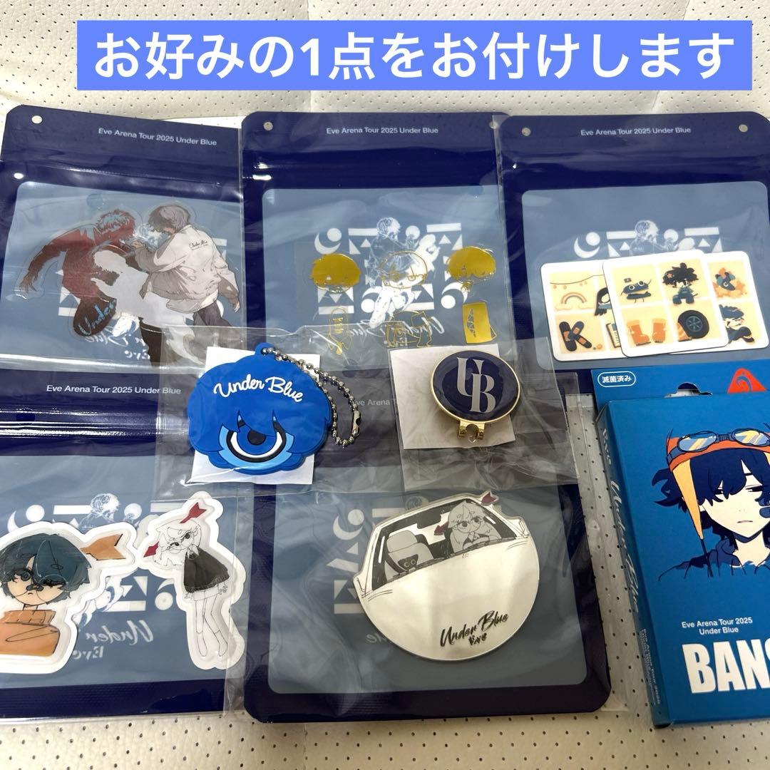 【おまけ付き】Eve Under Blue くじ Eve賞 アイコンぬい