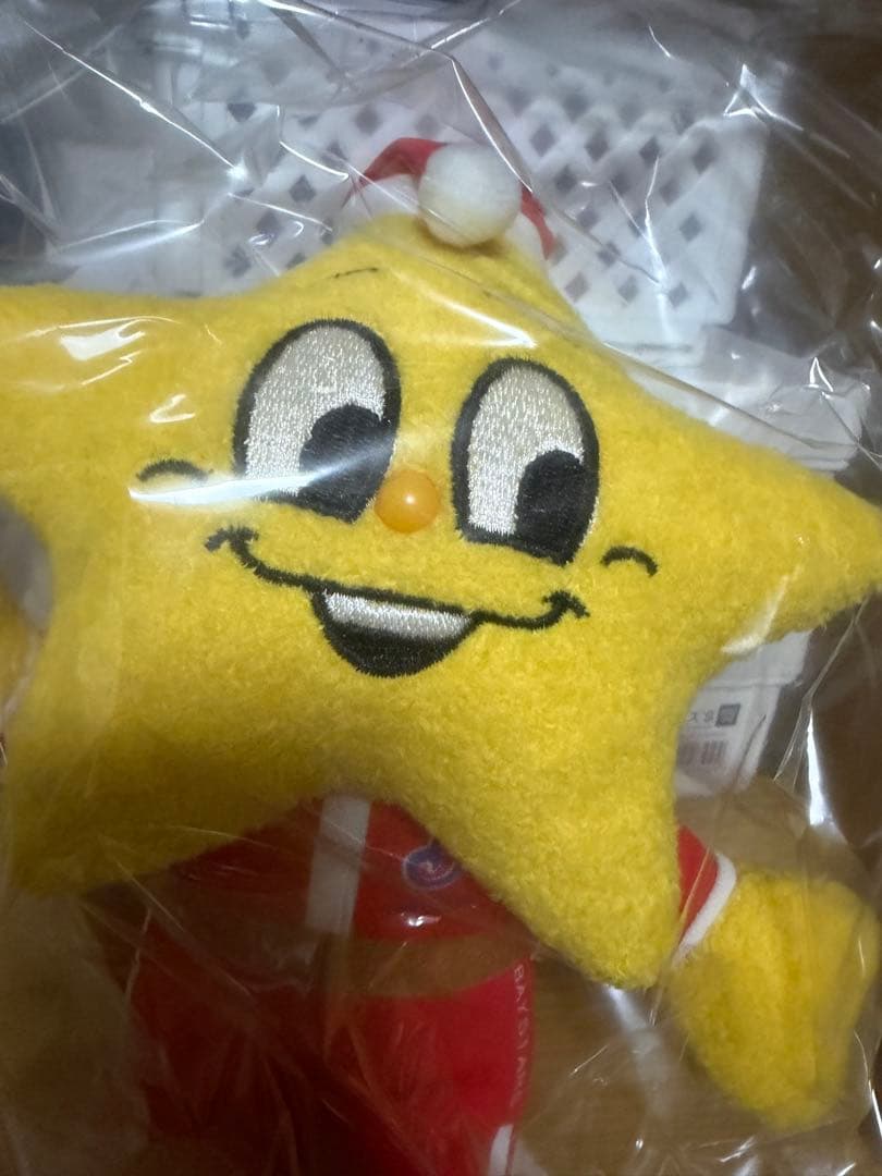 横浜ベイスターズ　ホッシー　ぬいぐるみ　クリスマス　サンタモデル