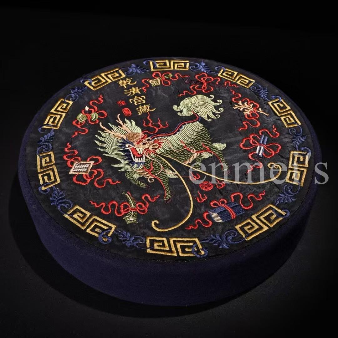 中国古美術・旧蔵御蔵・極上の白玉ブレスレットセット・古い刺繍盒付き・置物・裝飾品