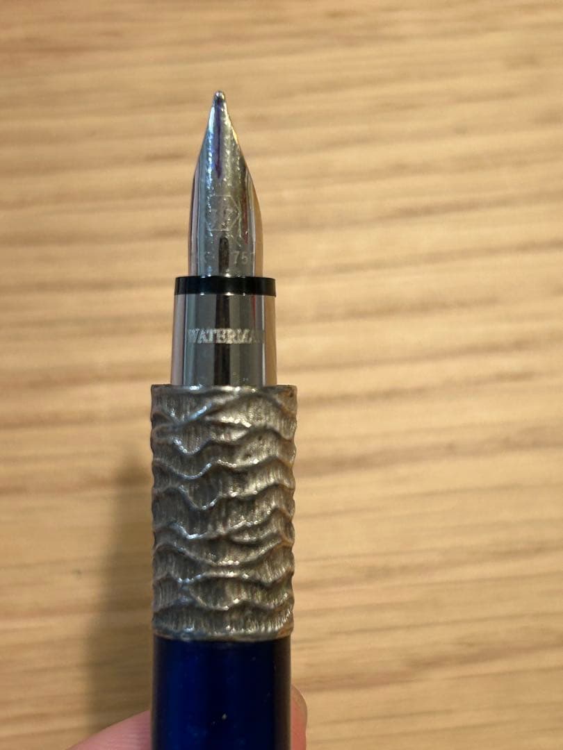 ウォーターマン　青　万年筆　Water Man