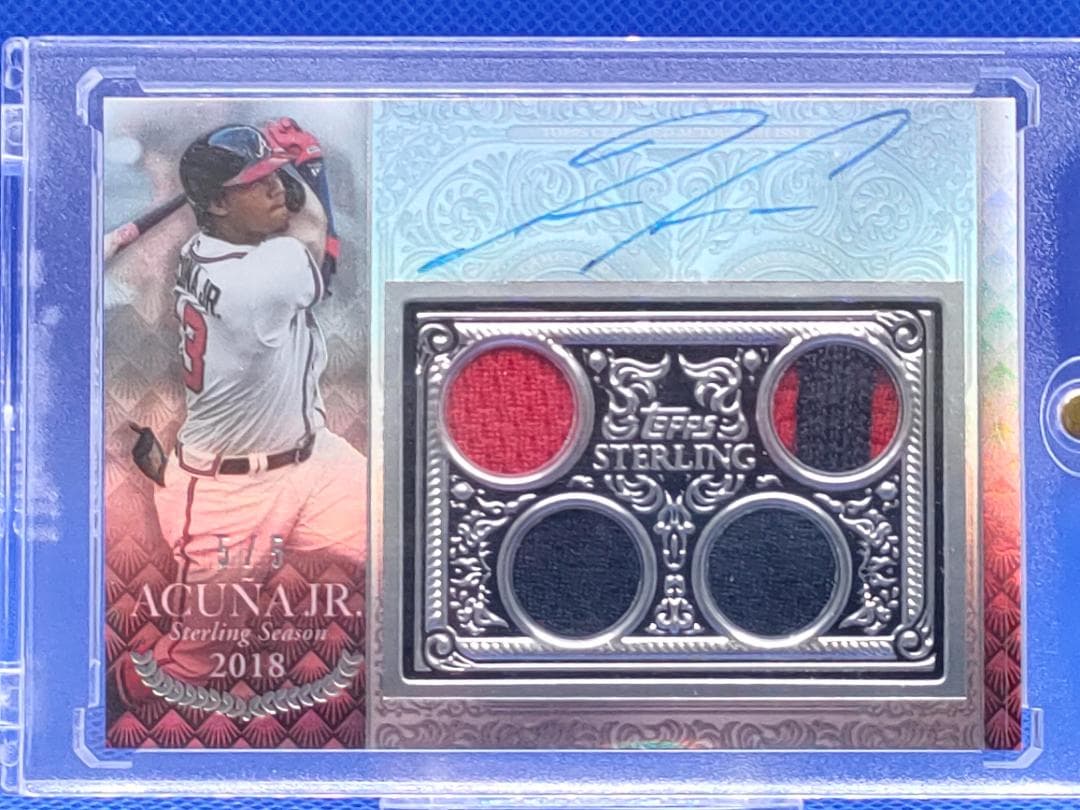 【PSA鑑定品】世界5枚_Ronald Acuna Jr. _直筆サイン
