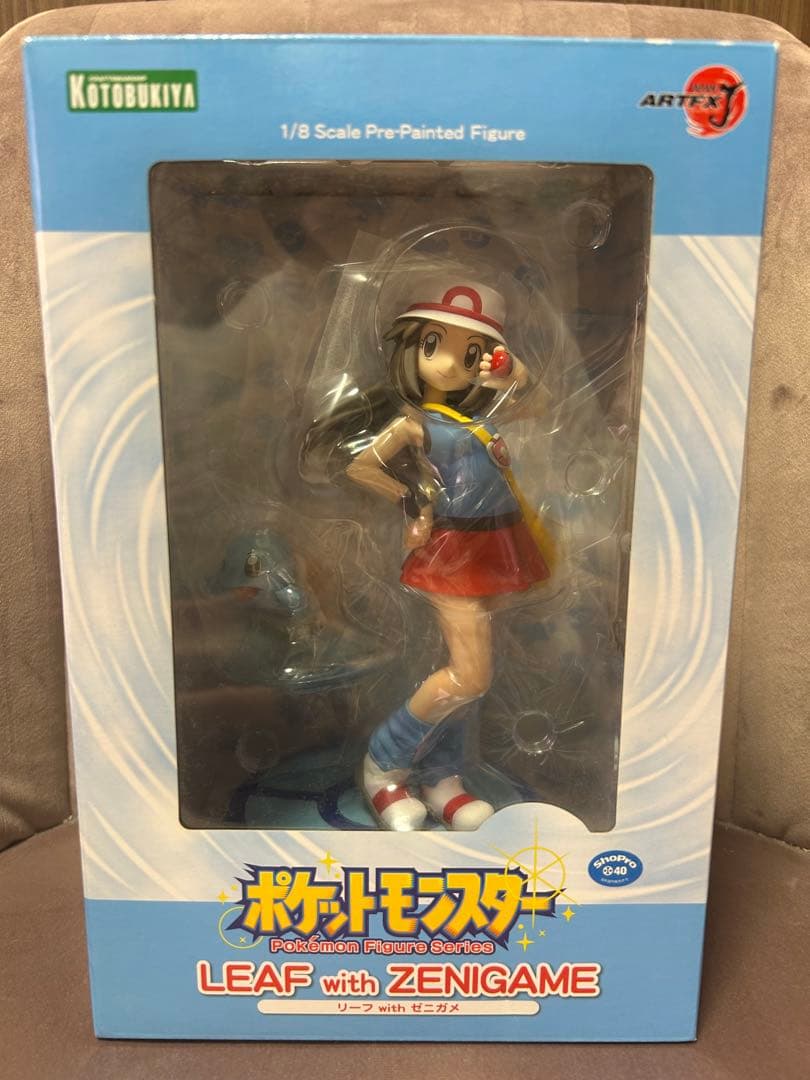 ARTFX J リーフ with ゼニガメ&購入特典色紙セット