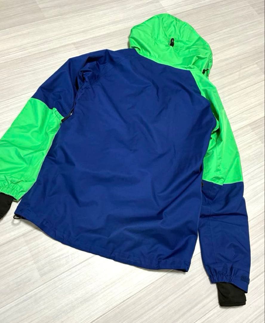 686 シックスエイトシックス　スノーボードウェア ジャケット　M 緑　青