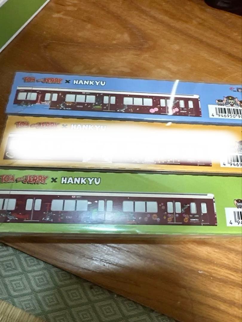 お値段相談歓迎 グリーンマックストムとジェリー　阪急電車　Nゲージ　先頭車２両