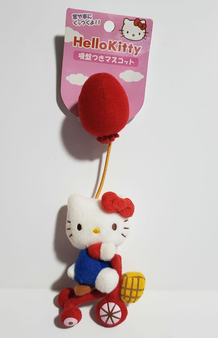 ハローキティ♥　三輪車 ぬいぐるみ　吸盤付きマスコット　入手困難品❣