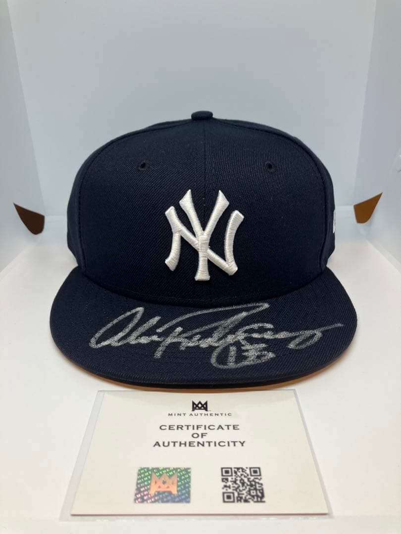 アレックス・ロドリゲス直筆サイン入りオーセンティックキャップNew Era