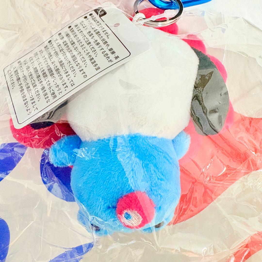 サンリオ　ポチャッコ　ミャクミャクなりきりマスコットキーホルダー　カラビナ付