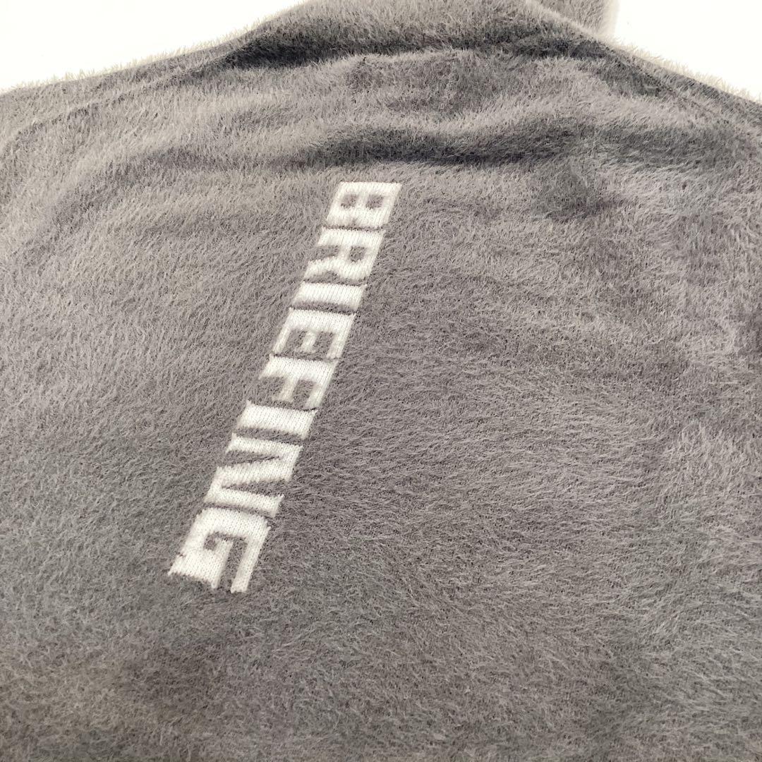 新品　BRIEFING SHAGGY LOGO TURTLENECK KNIT