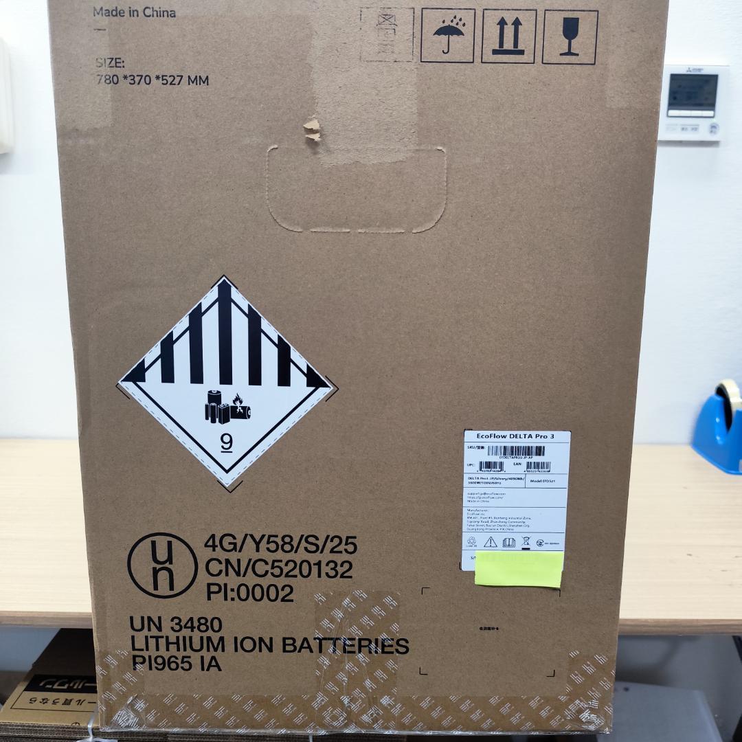 【公式認定整備済品】EcoFlow DELTA Pro 3 ポータブル電源