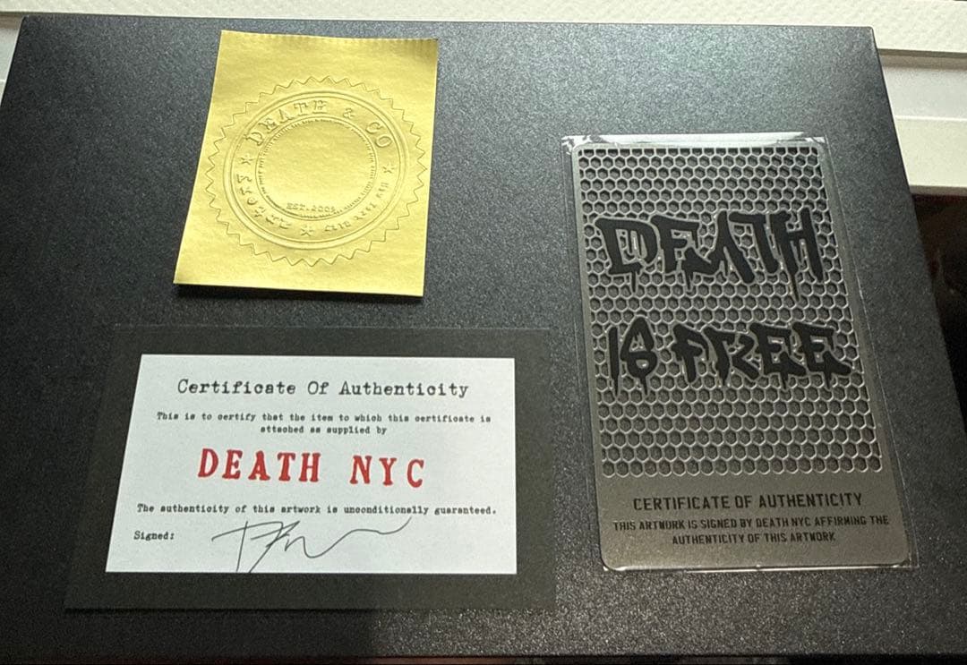 DEATH NYC 現代アートポスター　世界100枚限定　奈良美智　村上隆　希少