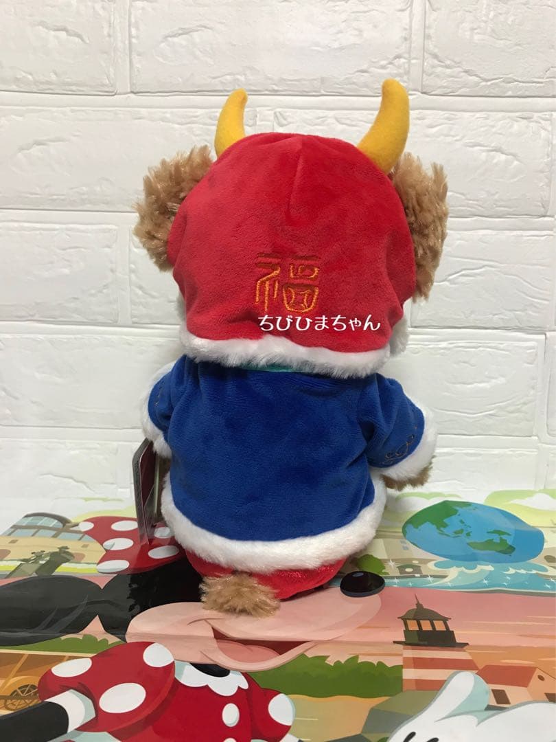 上海ディズニーランド♥ダッフィー&フレンズ♡旧正月 ダッフィー SSぬいぐるみ♥