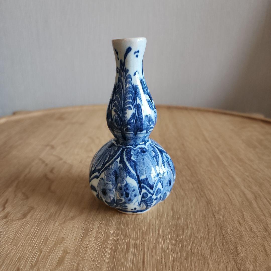 デルフト　阿蘭陀　瓶　徳利　12cm　1点