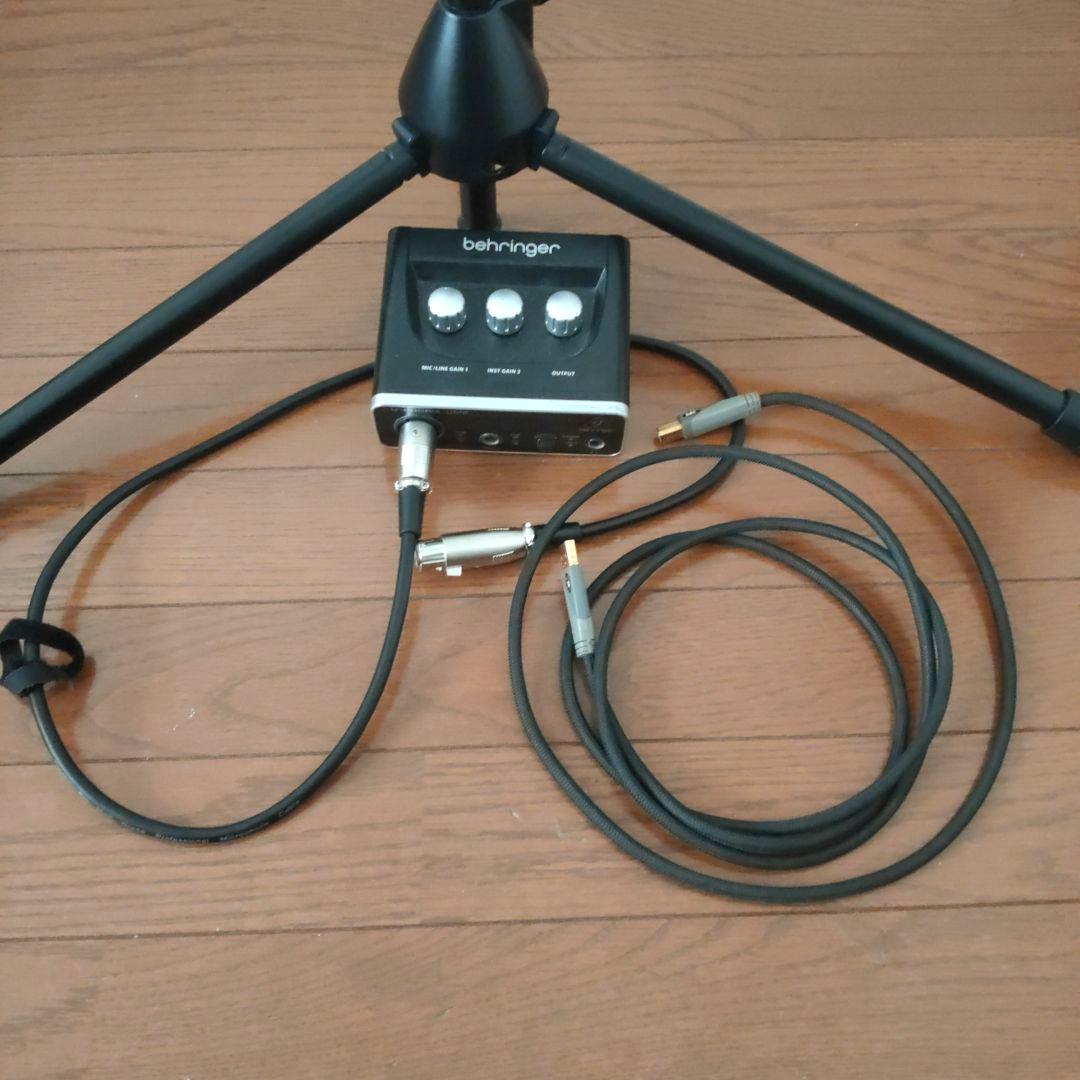 Behringer コンデンサーマイクセット 卓上スタンド 配信セット