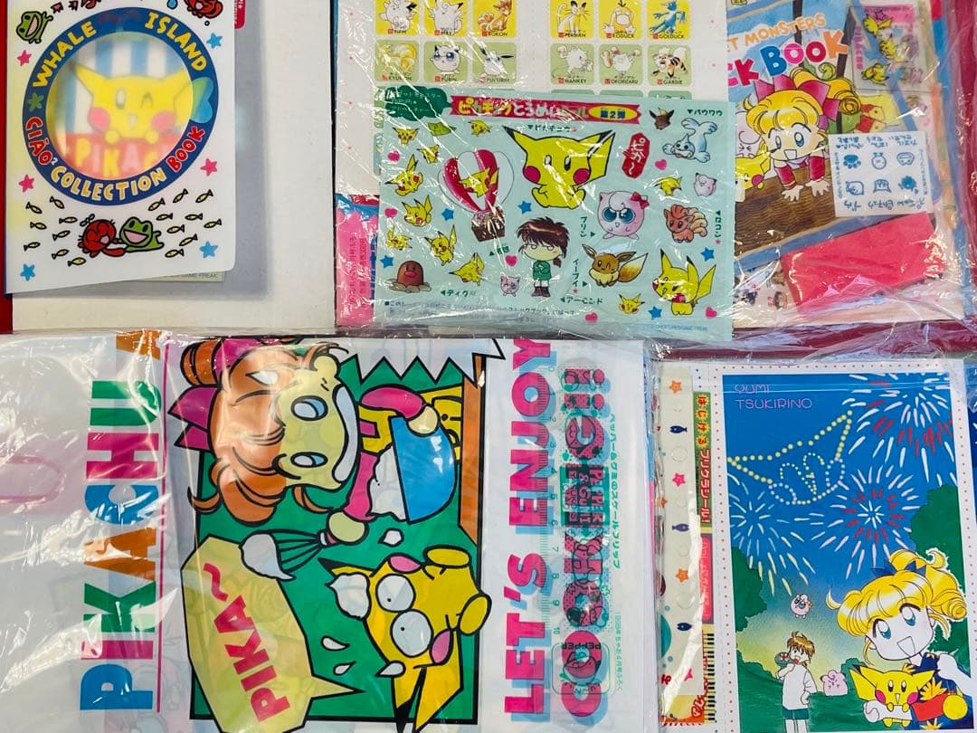 【1990年代希少】ポケモン × ちゃお　ふろく　ピカチュウ　シール　その他