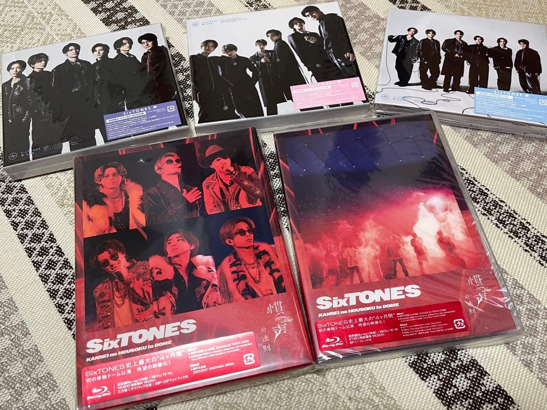 SixTONES 声CD・慣声の法則in DOME Blu-ray 計5種セット