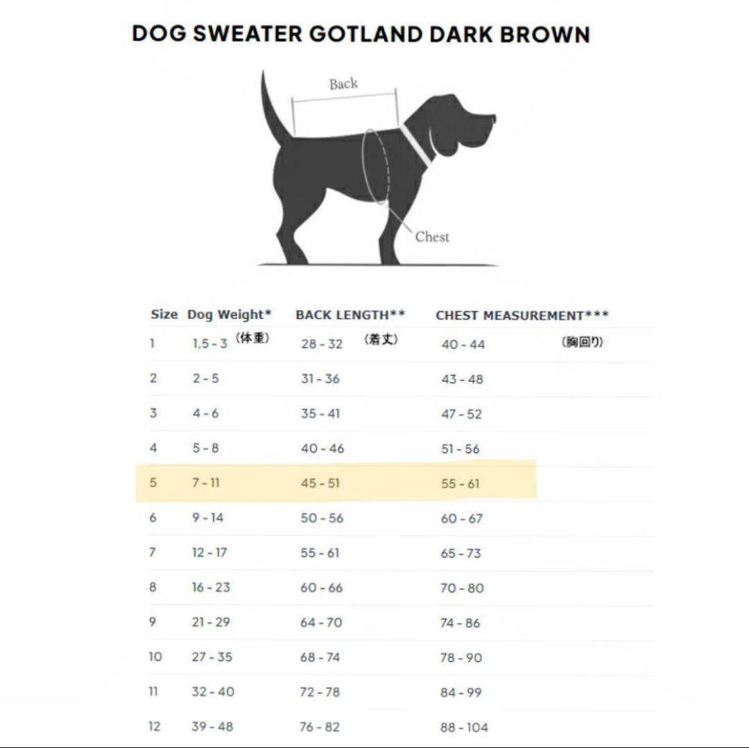 Cloud7 クラウド7 ゴットランド セーター ダークブラウン Size5