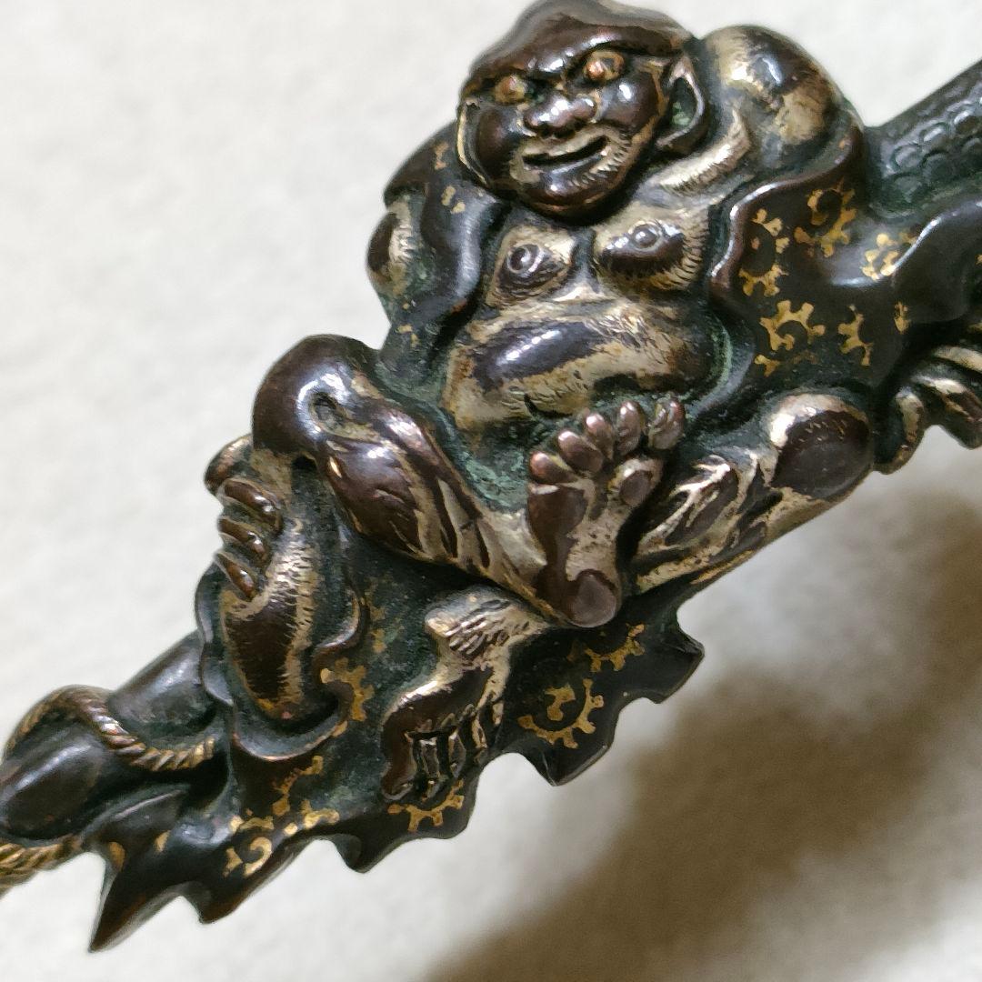 2AF69　赤銅　日本刀 　刀装具 骨董 古美術 江戸期