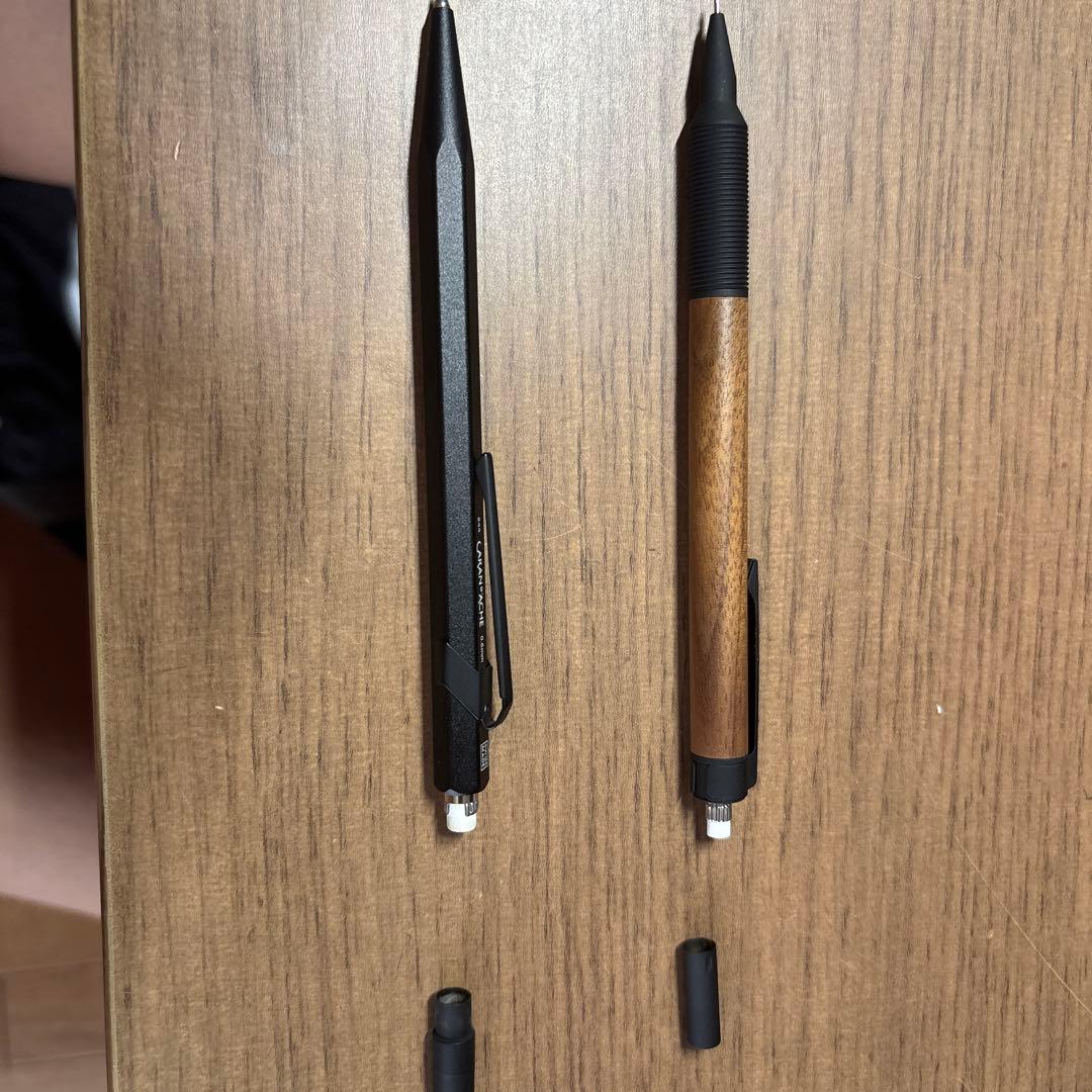 エバードロー黒 ステッドラーレグ カランダッシュピンク＆黒 パーカーピンク