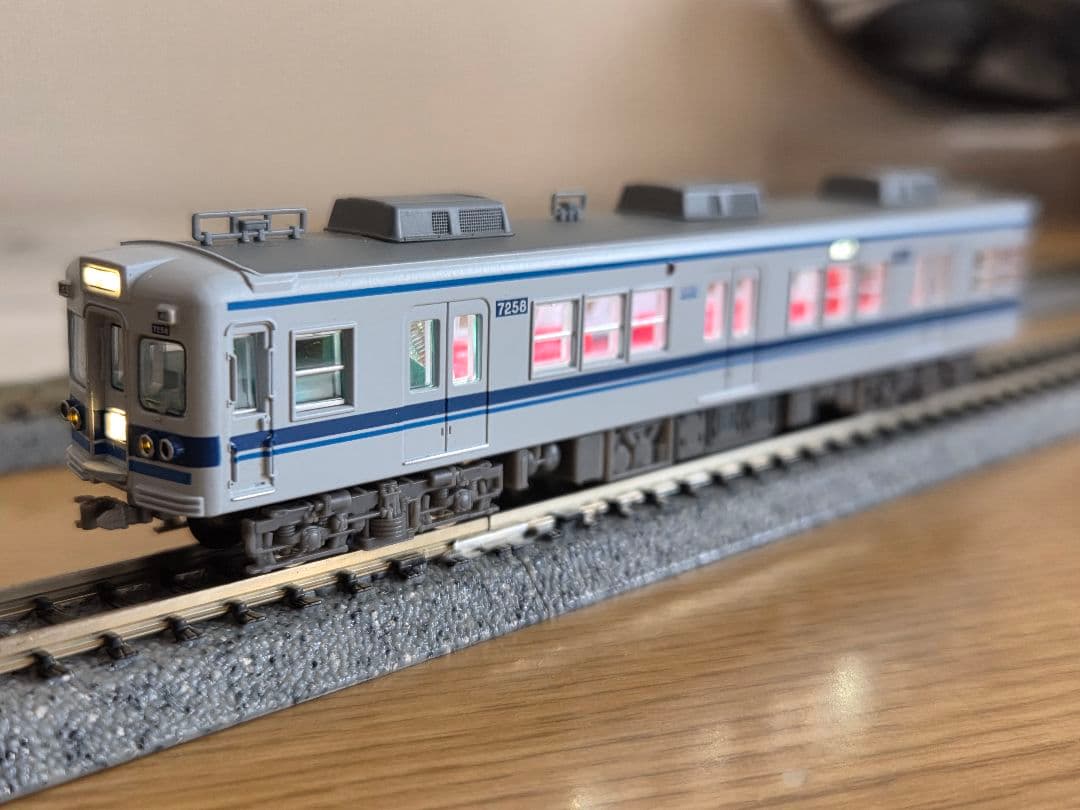 と*わ様 最終値下げ　マイクロエース 1878 北総鉄道 7250形　室内灯付き