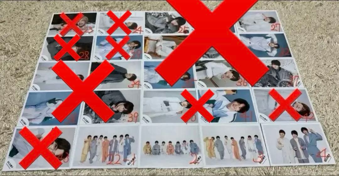 【バラ売り希望値段提示可、定価以下】なにわ男子 公式写真 まとめ売り 179枚