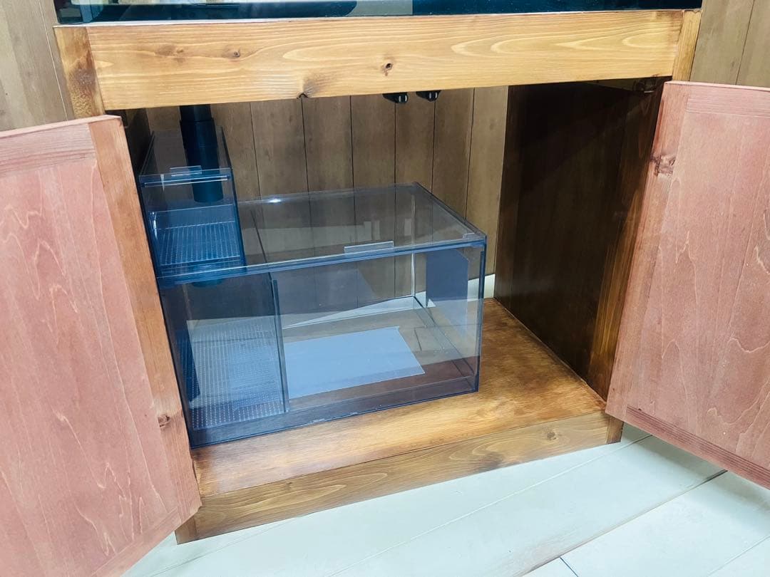 １セット限定　特注レアサイズ90×40×40㎝オーバーフロー水槽 セット