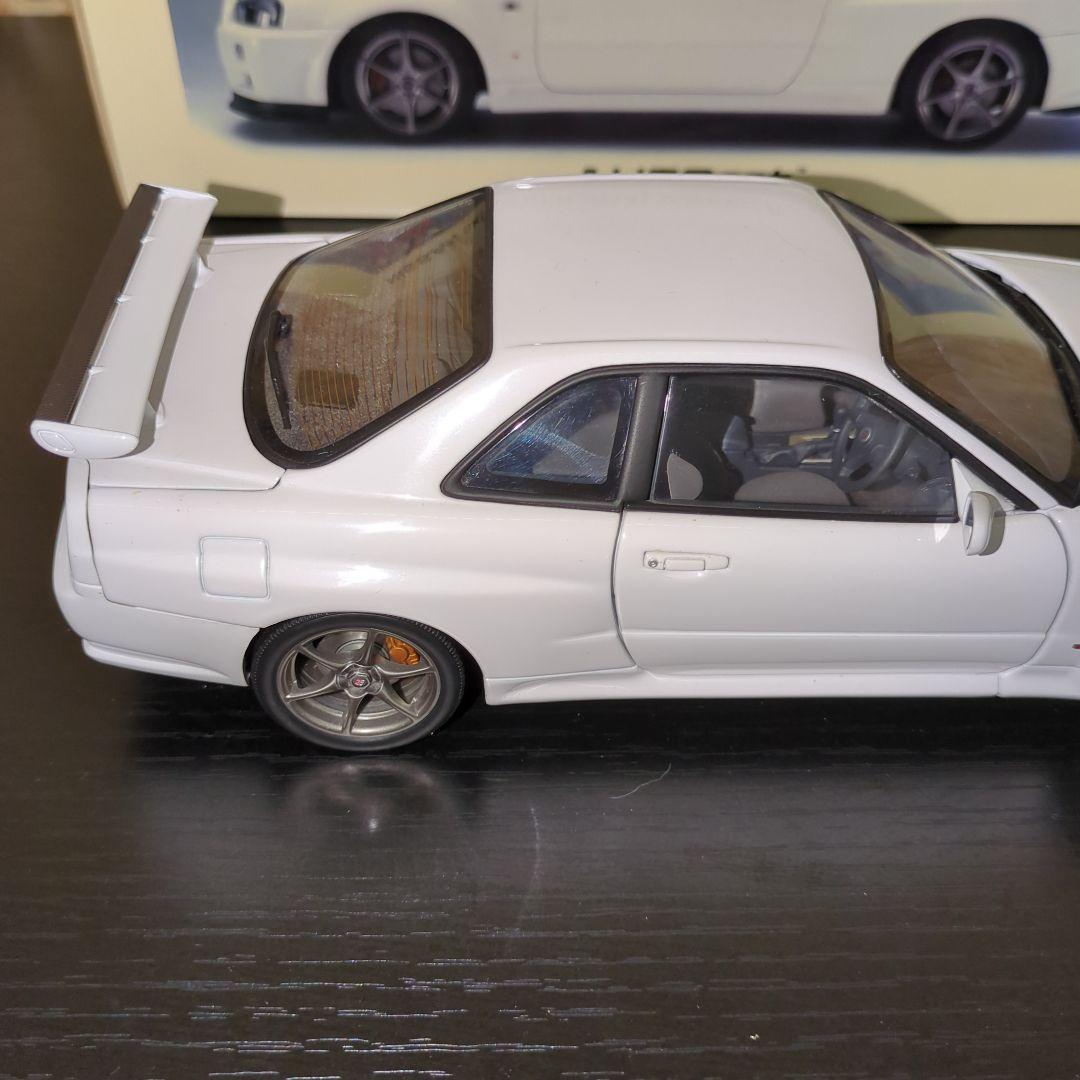 値下げ　オートアート1/18 スカイライン GT-R R34 VスペックII