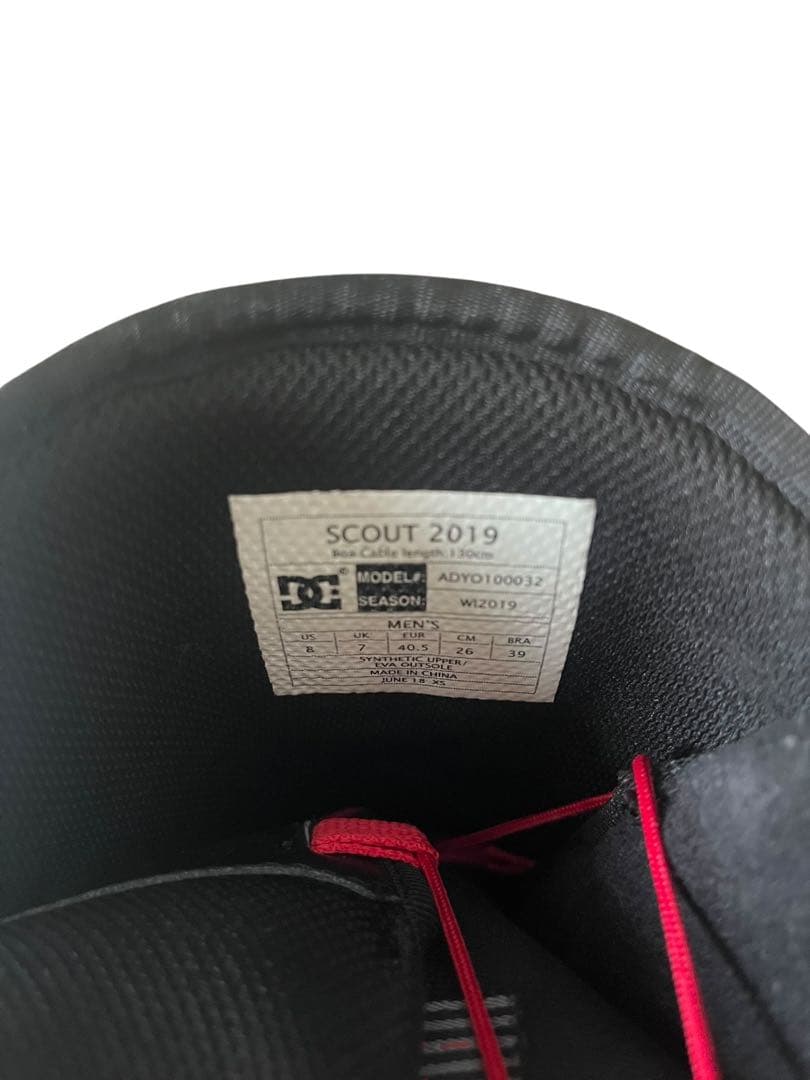 スノボブーツ　DC SCOUT BOA 26cm