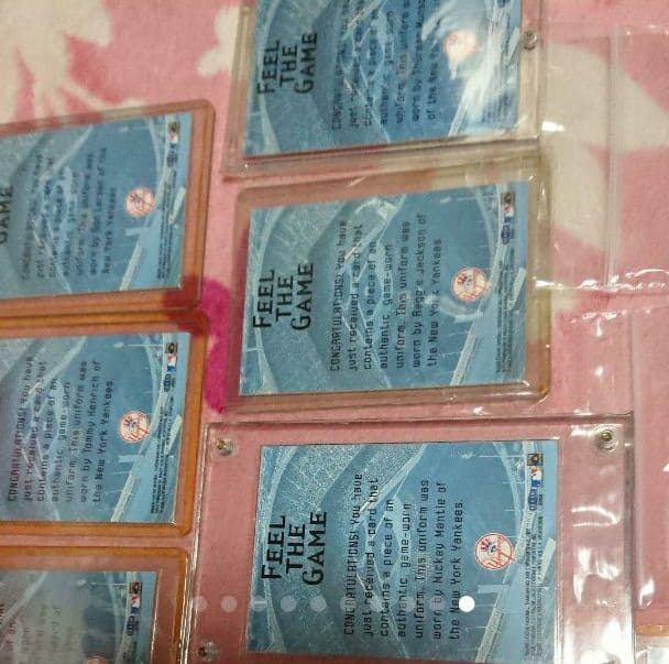 Fleer ヤンキース ジャージカード 10枚セット