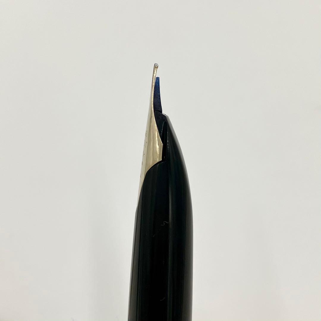 パイロット 万年筆　エリート 18KWG シルバー　格子　チェック