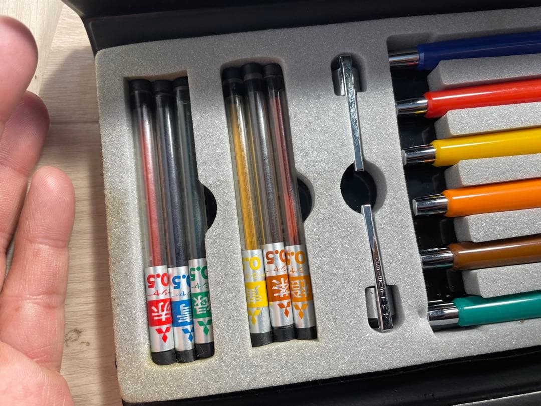 三菱鉛筆　COLOR SHARP ６色セット　0.5 シャーペン　昭和レトロ