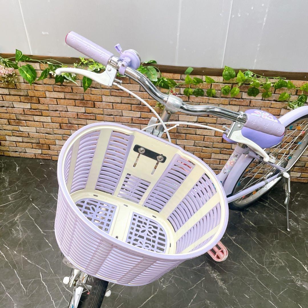【25】子供用自転車 子供車 ブリヂストン ECOPAL パープル 22インチ