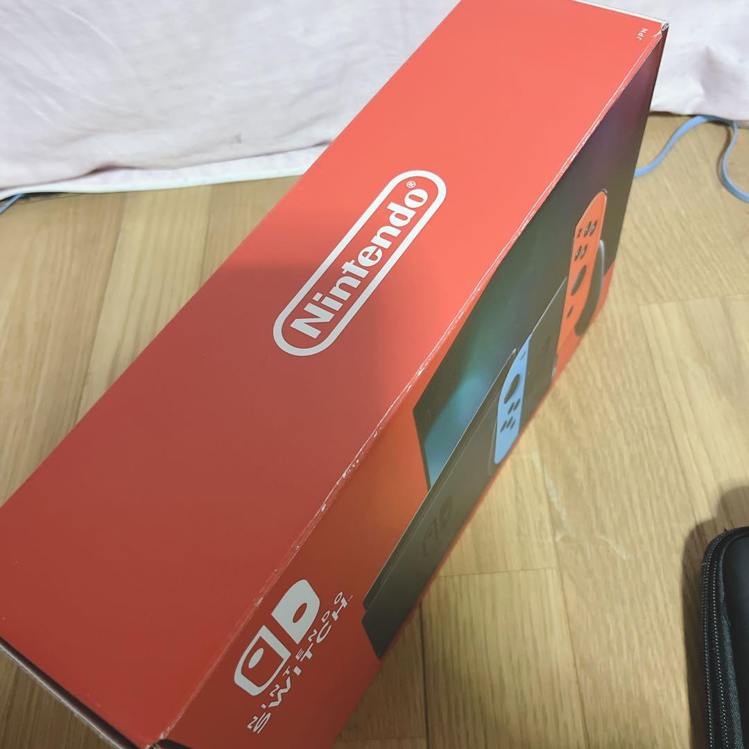 バッテリー強化型 Nintendo Switch 本体 赤青