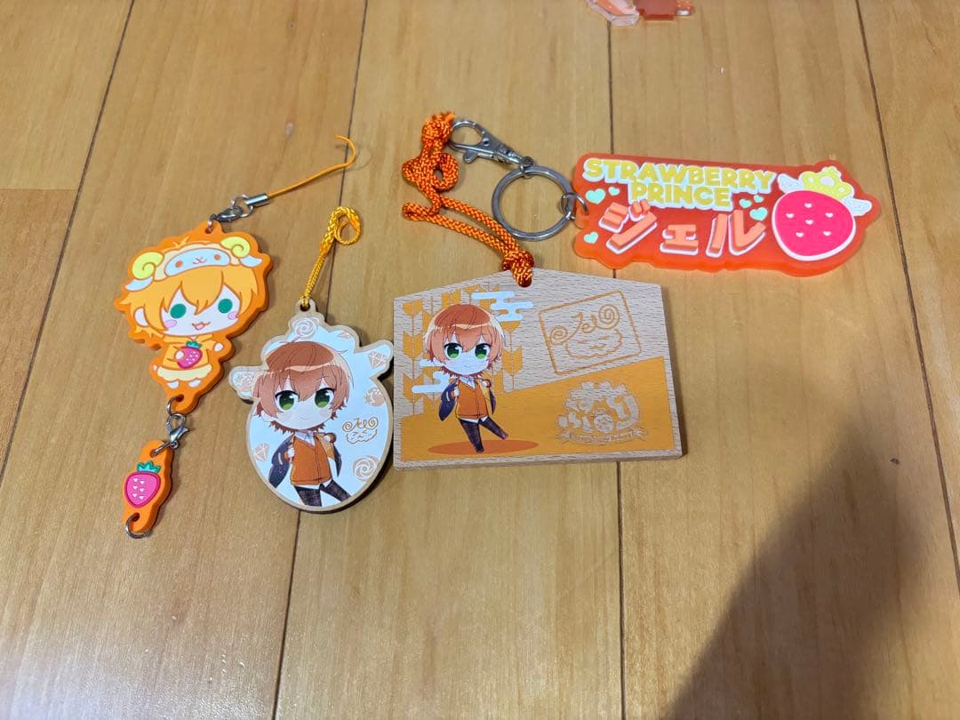 すとぷり ジェル キャラクターバッジ＆アクリルキーホルダーセット